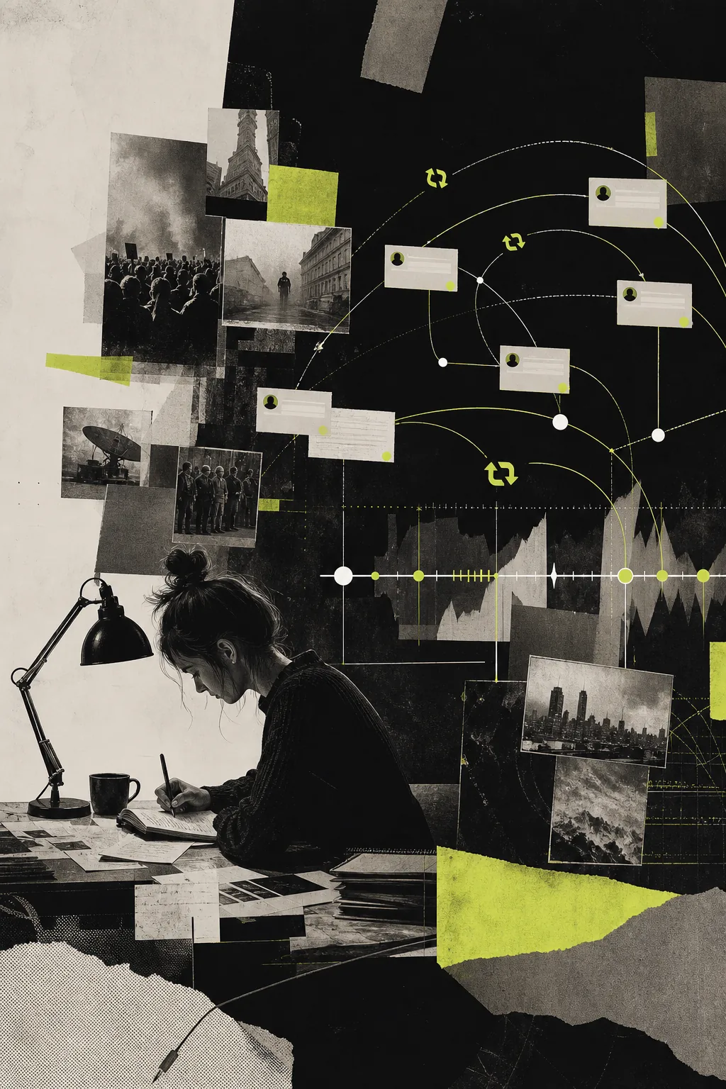 Writer tracing real-time conversation and amplification signals
